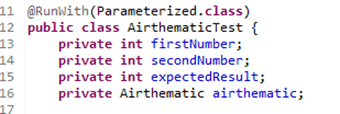 JUnit Parameterized Test