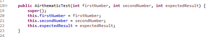 JUnit Parameterized Test